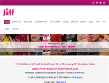 Tablet Screenshot of jiffindia.org